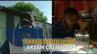 Sabah depoluyor akşam çalışıyor