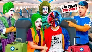 PERSEGUIMOS A LADY JOKER E O ARLEQUINO ATÉ O AEROPORTO!! ELES VÃO VIAJAR JUNTOS!!