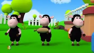 Baa Baa แกะดำ | บทกวี 3D สำหรับเด็ก | เพลงสำหรับเด็ก | Junior Squad Videos | Baa Baa Black Sheep