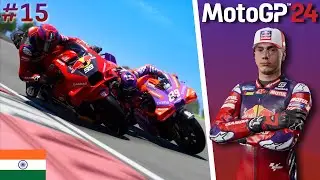 MotoGP 24 Carrière #15 - On mange Jorge Martin !!! - Inde