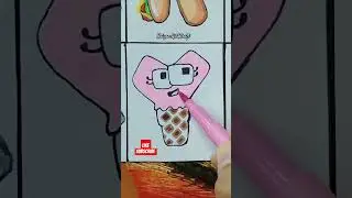 How to draw Alphabet Lore But They Food (Y) #shorts #alphabetlore #howtodraw #food
