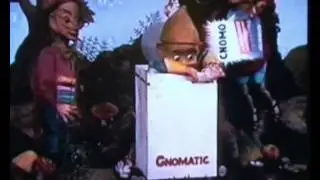 Our gnomes - 60's commercial looking towards Omo as a client  - first sync system!