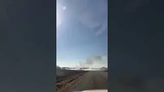 Driving South African Road Hazards Veld Fires - No Visibility and Heat Danger ⚠️