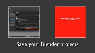 Never lose your Blender project again! (Autosave add-ons Blender tips)