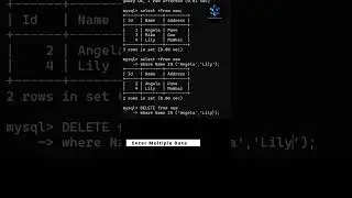 How to DELETE Multiple Records from MySQL Table in Single QUERY|Delete Multiple Rows in MySQL 