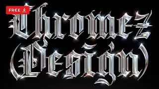 Chrome Text Effect / Logo Mockup (FREE PSD)