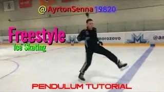 Pendulum tutorial Бесконечное вращение на коньках-маятник-обучающее видео Freestyle ice skating