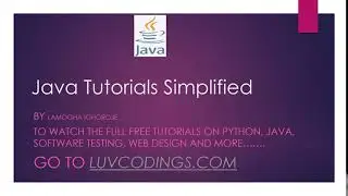 Java Programming Simplified