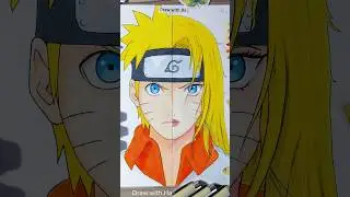 Male VS Female Naruto 🍥 art challenge #anime #naruto #foryou #drawing #art #viral #shorts