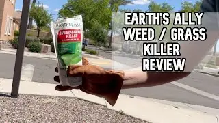 Review of Earth's Ally Weed and Grass Salt Killer video #earthsally #weeding  #weedkiller #nontoxic