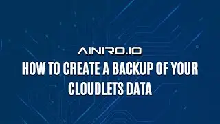How to make backups of your cloudlets data