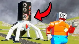 СПИКЕРМЕН ПОЖИРАТЕЛЬ ОХОТИТСЯ НА НАС! СКИБИДИ ТУАЛЕТЫ И КАМЕРАМЕНЫ! ВЫЖИВАНИЕ В BRICK RIGS