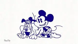 -Dog attacks Mickey Mouse's hand || wtf.