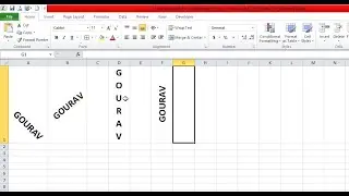 Text Angle Change In Excel