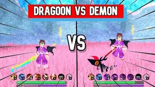 Dragoon vs Demon - World Zero | Roblox