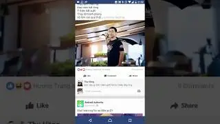 New Facebook Android auto hide Menubar & Bottom bar