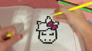 Рисую эмоджи по клеткам