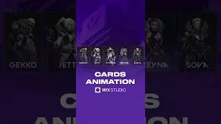 Cards Animation | Wix Studio #wixstudio #webdesign #webdevelopment #codefree