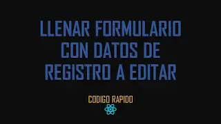 23 Llenar formulario para editar