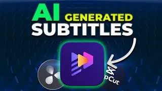 Generate Captions with AI | Add Automatic Subtitles in this DaVinci & Capcut Alternative!