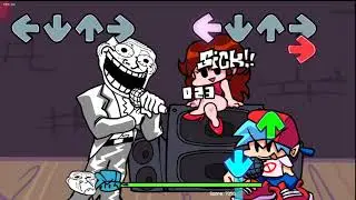 Friday Night Funkin' - Dad Trollface Reskin Gameplay Demo
