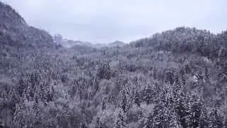 Winter FPV Flight with quadcopter & Sony Nex 5n