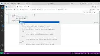 Create a List of Numbers from 1 to 10 Using For Loop