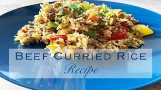 Beef Curried Rice Recipe | Quick 10 Minute Meal | Delicious & Tasty