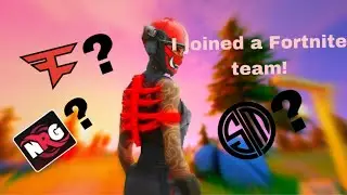 I joined a Fortnite Esports team!