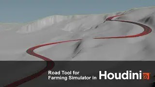 Road Tool for Farming Simulator in Houdini: An UI and function update