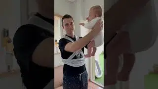 Как мы завязываем слинг на нашего малыша