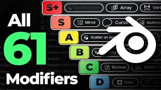 All 61 Modifiers in Blender 5.1 Explained in 20 Minutes (Tier List)