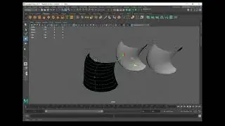 MAYA Curves Loft and Converting Surfaces
