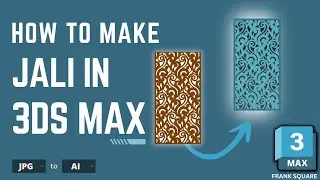Creating Jali Window in 3dsMax: Step-by-Step Guide | jpg to jali