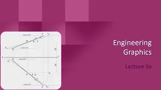 Projection of Lines| SOLVED QUESTION| Engineering Graphics - Lecture 09a