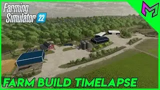 Building the PERFECT Medium American Farm in Elm Creek! FS22 Timelapse
