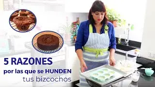 5 razones por las que se hunden tus bizcochos - Paloma Casanave (Miss Cupcakes)