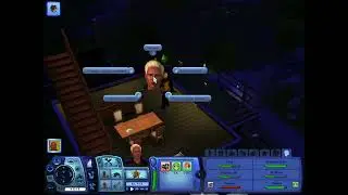 The Sims 3 - Burglar ran away! / Zlodej utiekol! #thesims3 #sims3zlodej #thesims3burglar
