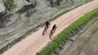 Alguna rutas en MTB a a vista de Dron