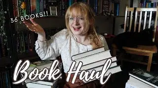 Book Haul ~ 36 books ~ Cozy mystery fantasy & more