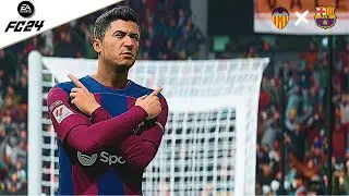 Valencia CF vs FC Barcelona | La Liga Predictions | EA FC 24