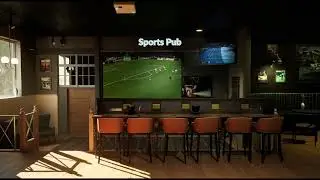 unreal engine/blender/rendering/metaverse/sports pub