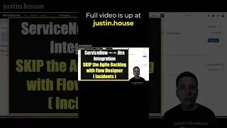 ServiceNow & Jira Integration - SKIP the Agile Backlog with Flow Designer (Incidents) - short
