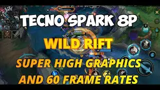 League of Legends Wild Rift in Tecno Spark 8P