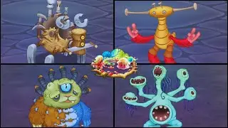 Ethereal Workshop Wave 3  -  All Monster Sounds & Animations | My Singing Monsters