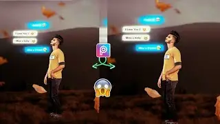 Viral Instagram Chat Concept Photo Editing | I Miss You Photo Editing | Srj Edition