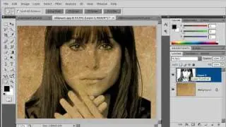 Fake old newpaper photo: Photoshop