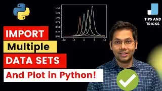 Import multiple datasets and plot in Python