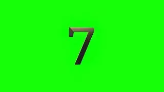 10 Seconds Luxury Countdown with Visual Effects (FREE DOWNLOAD) - Green Screen 4K High Quality