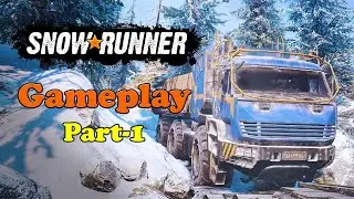 OFF-ROAD TRUCK DRIVING! (SnowRunner Part 1) || Snow runner gameplay part 1 || engamology